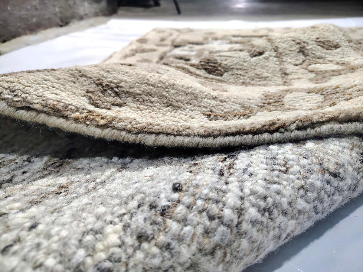 Hand Knotted Wool Area Rug