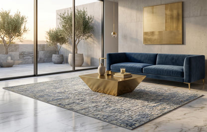 Hand Tufted Wool Area Rug, Modern