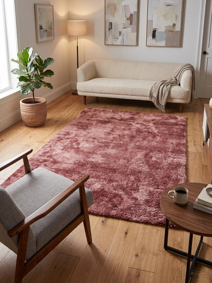 Hand Tufted Pink Area Rug