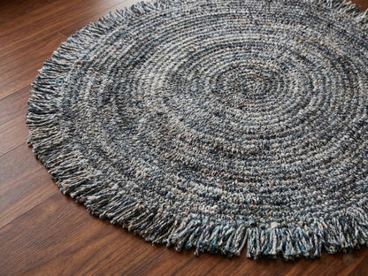Macrame Carpet, Round Crochet Carpet, Floor Rug, Decorative Carpet, Knitted Carpet
