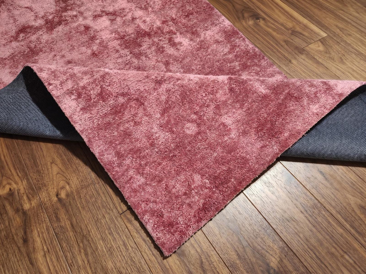 Hand Tufted Pink Area Rug
