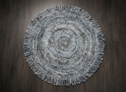 Macrame Carpet, Round Crochet Carpet, Floor Rug, Decorative Carpet, Knitted Carpet