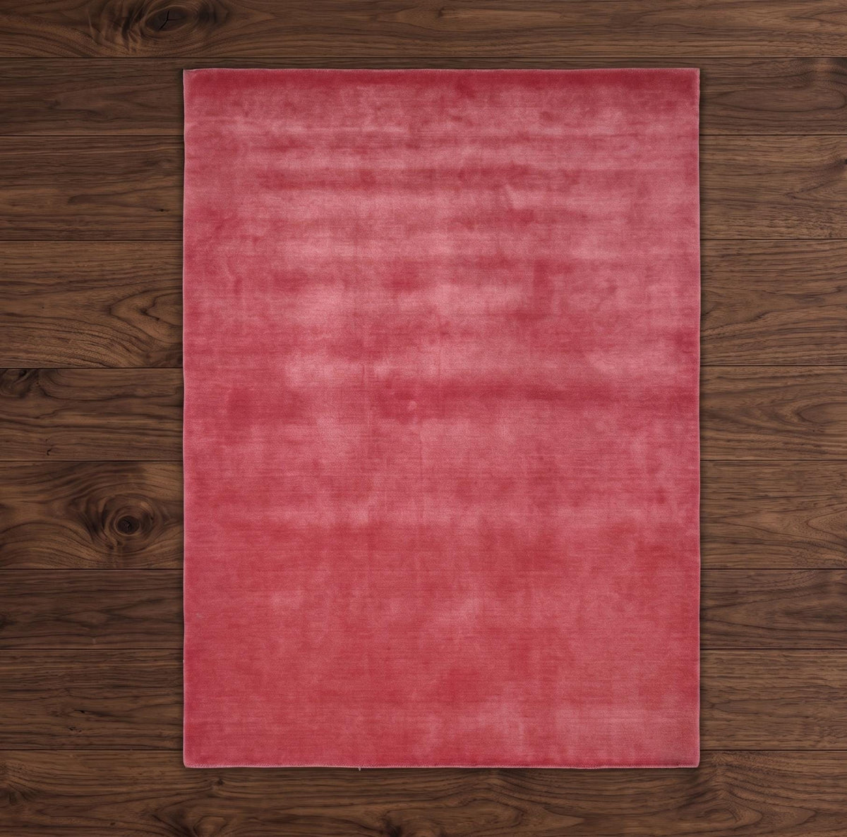 Blush Cardinal Hand Loom Wool Rug, Modern Minimalist Area Mat