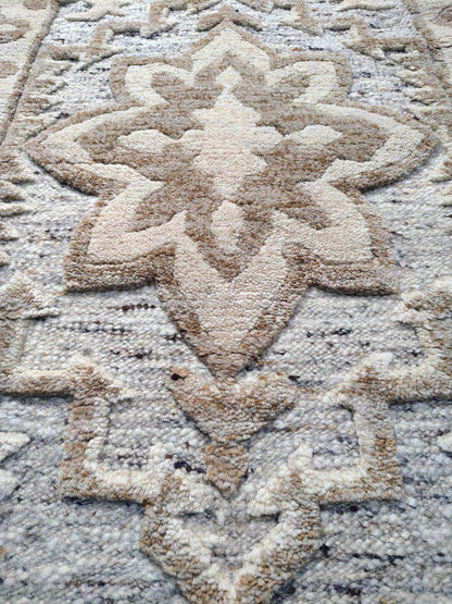 Hand Knotted Wool Area Rug