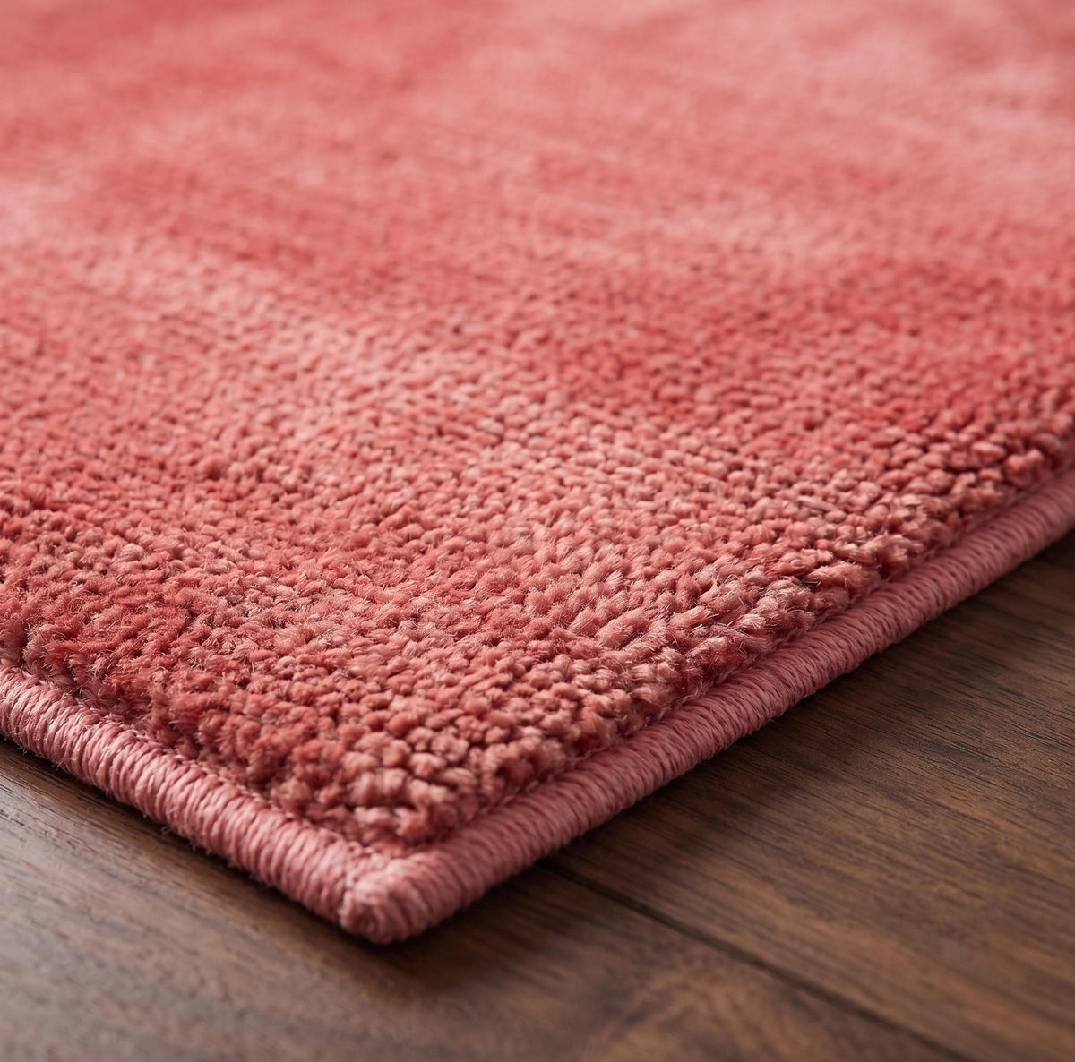 Blush Cardinal Hand Loom Wool Rug, Modern Minimalist Area Mat