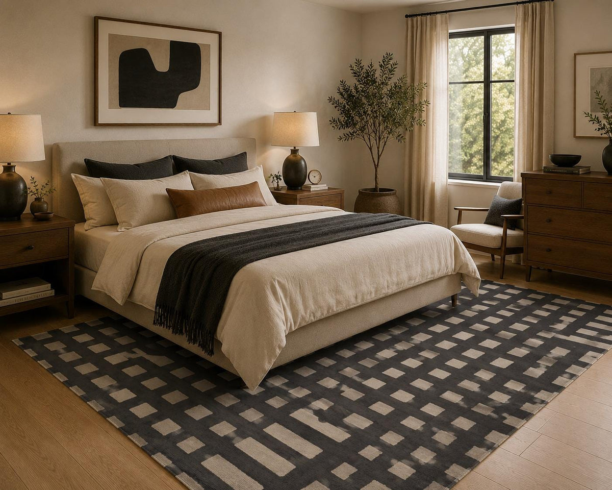 Hand-Tufted Rug Ouzo Nina Rug Handmade Wool Large Area Carpet