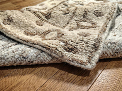 Hand Knotted Wool Area Rug