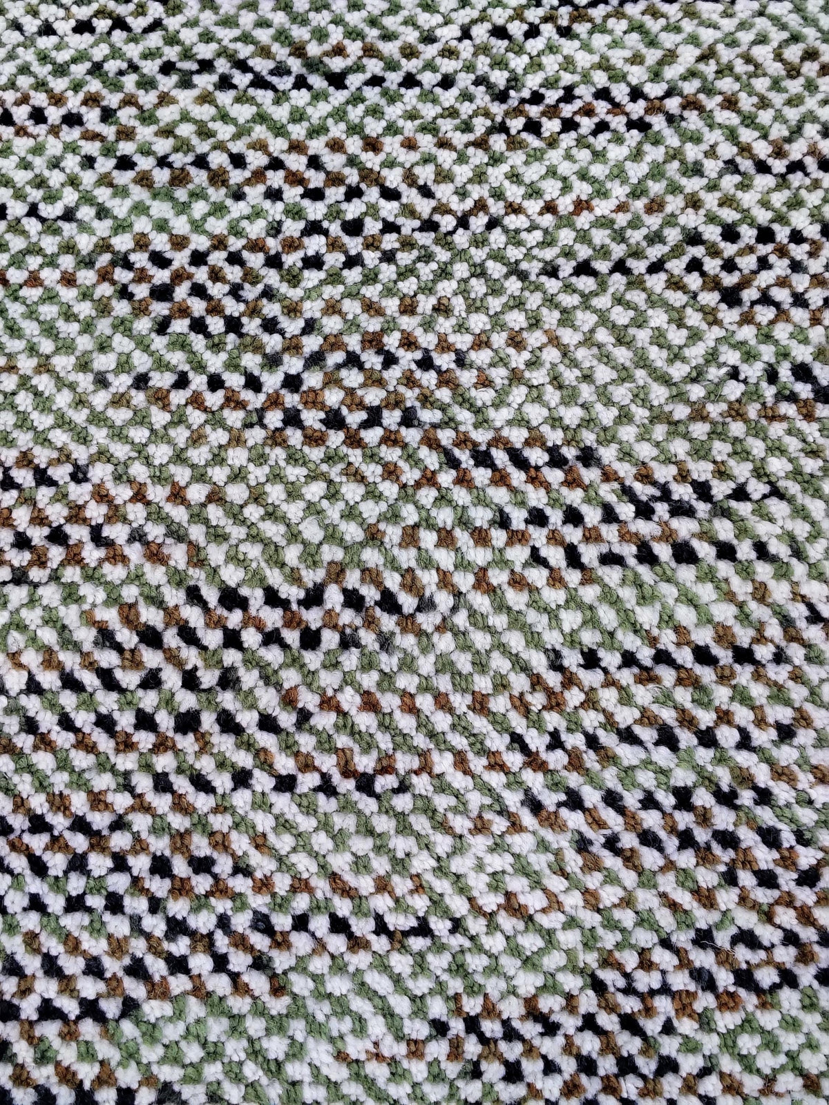 Hand Knoted Wool Area Rug, Neutral Textured Rug