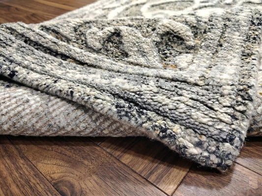 Vintage Distressed Medallion Area Rug,