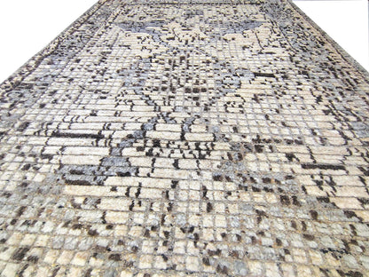 Hand Knotted Wool Area Rug,