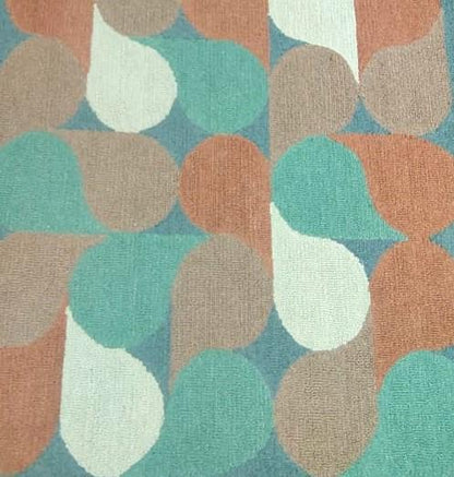 Hand Tufted Wool Area Rug, Modern Abstract