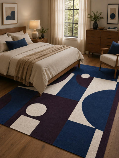 Modern Geometric Tufted Area Rug