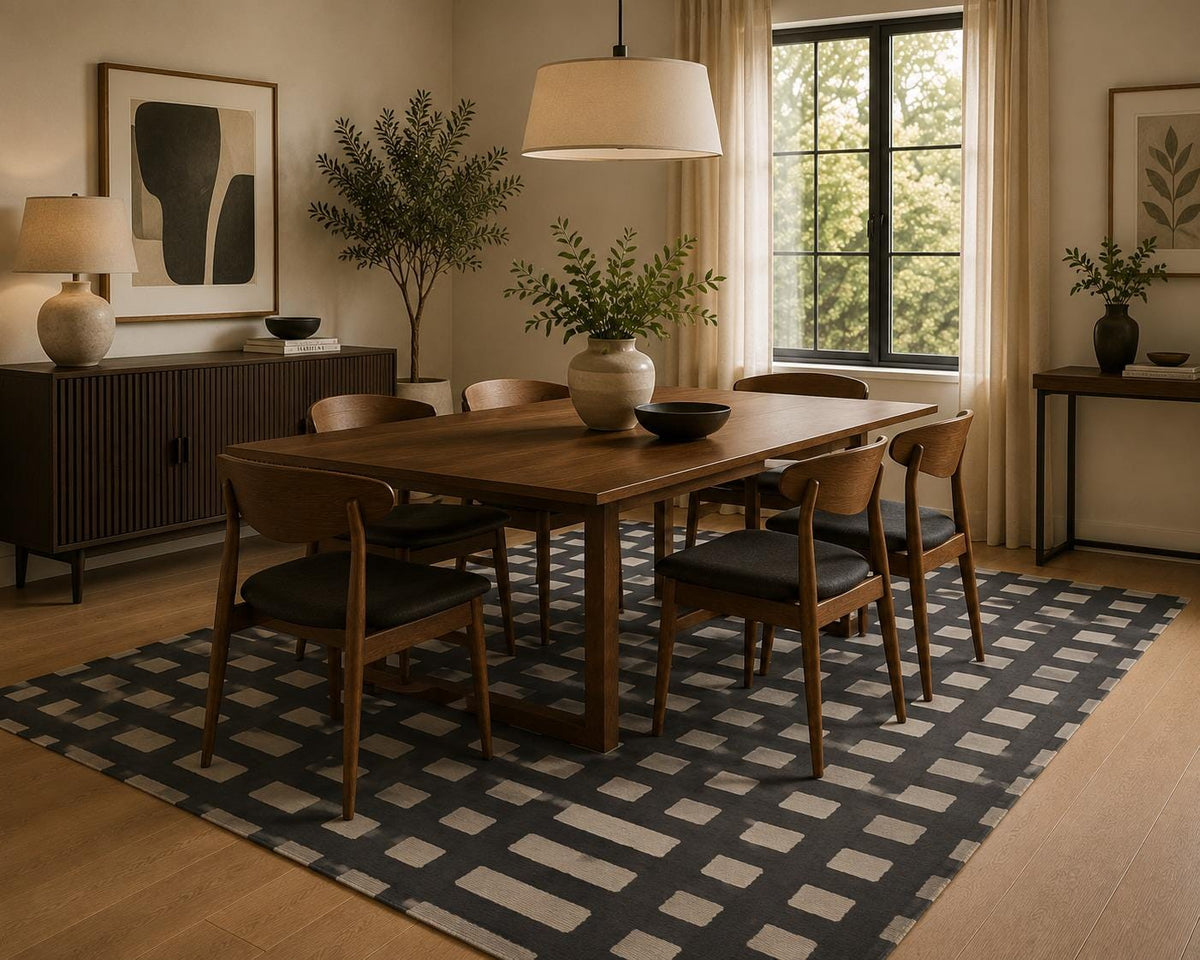 Hand-Tufted Rug Ouzo Nina Rug Handmade Wool Large Area Carpet