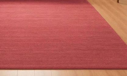 Blush Cardinal Hand Loom Wool Rug, Modern Minimalist Area Mat