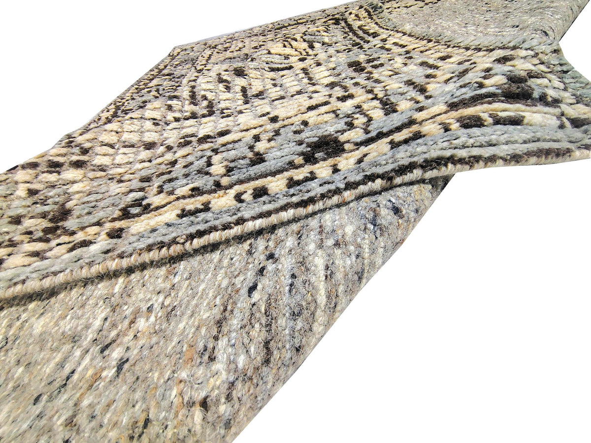 Hand Knotted Wool Area Rug,