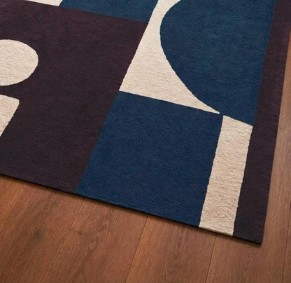 Modern Geometric Tufted Area Rug