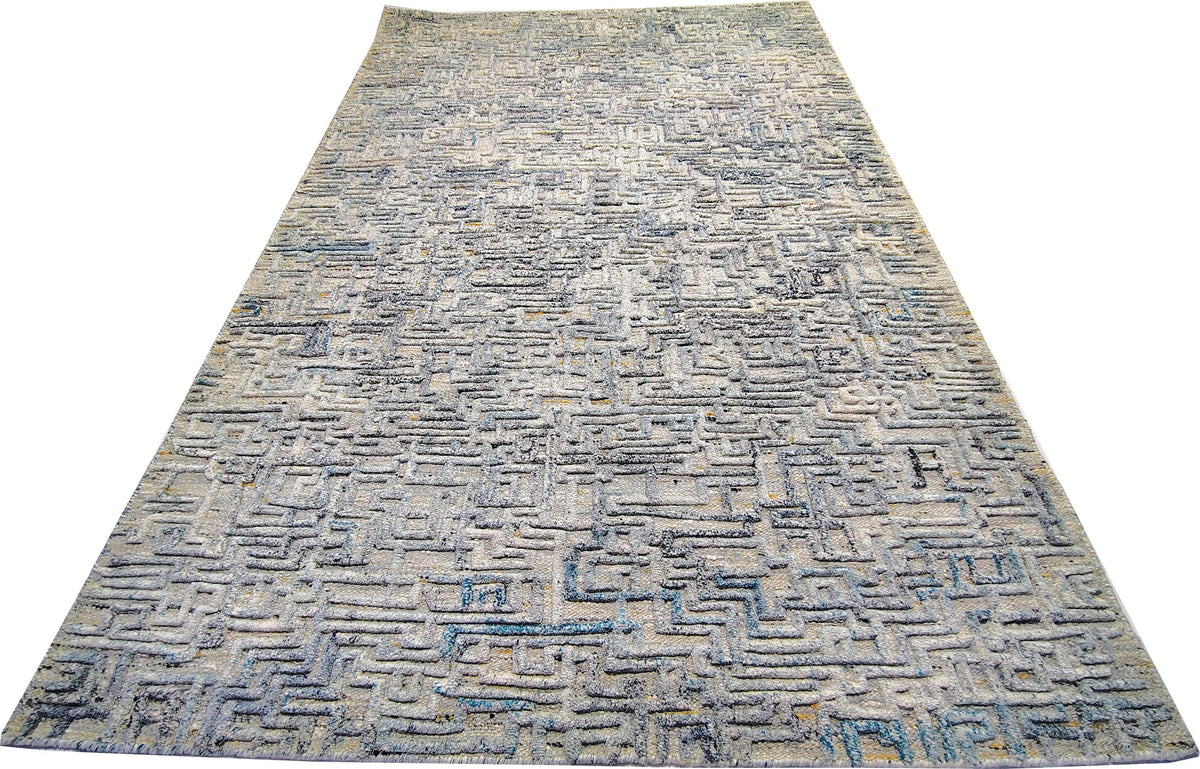 Hand Tufted Wool Area Rug, Modern